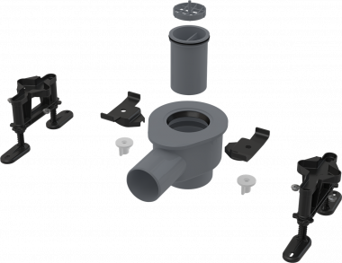 Sifonas standartinis latakui APZ13 su kojelėmis latakui 